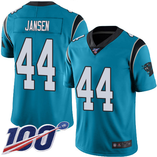 Carolina Panthers Limited Blue Youth J.J. Jansen Jersey NFL Football #44 100th Season Rush Vapor Untouchable->carolina panthers->NFL Jersey
